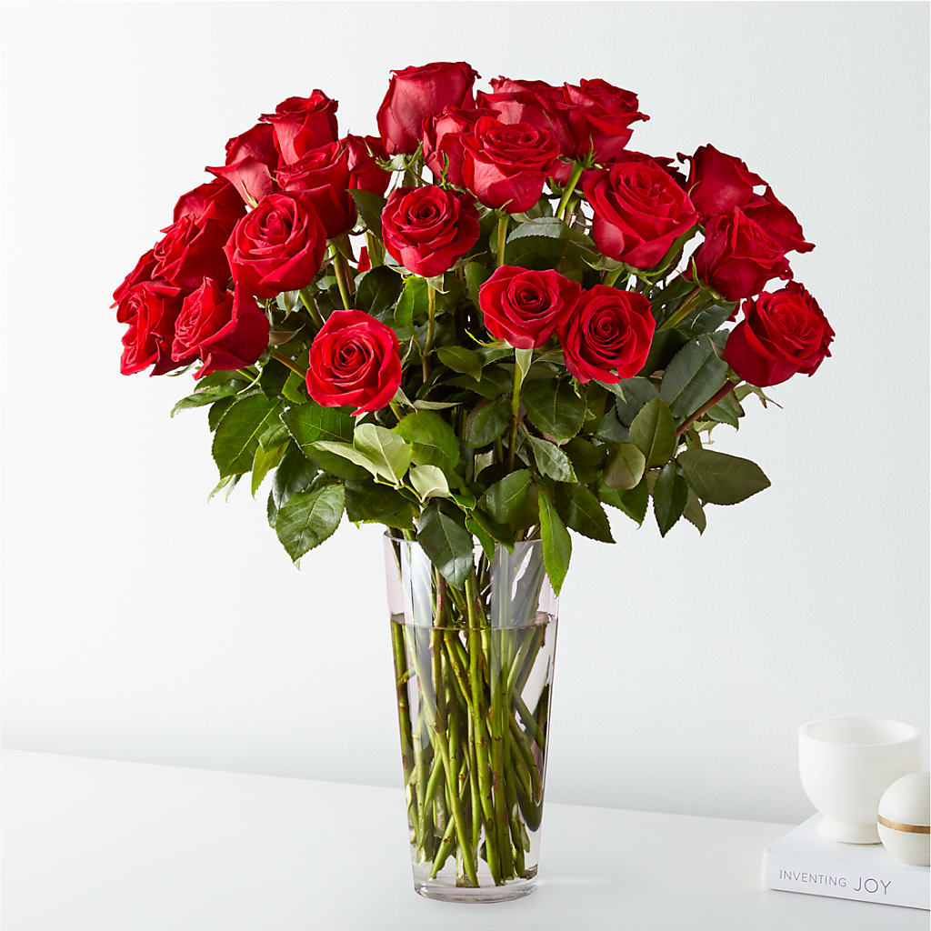 Long Stem Red Rose Bouquet – MARAVILLA'S FLOWER SHOP, Sacramento CA