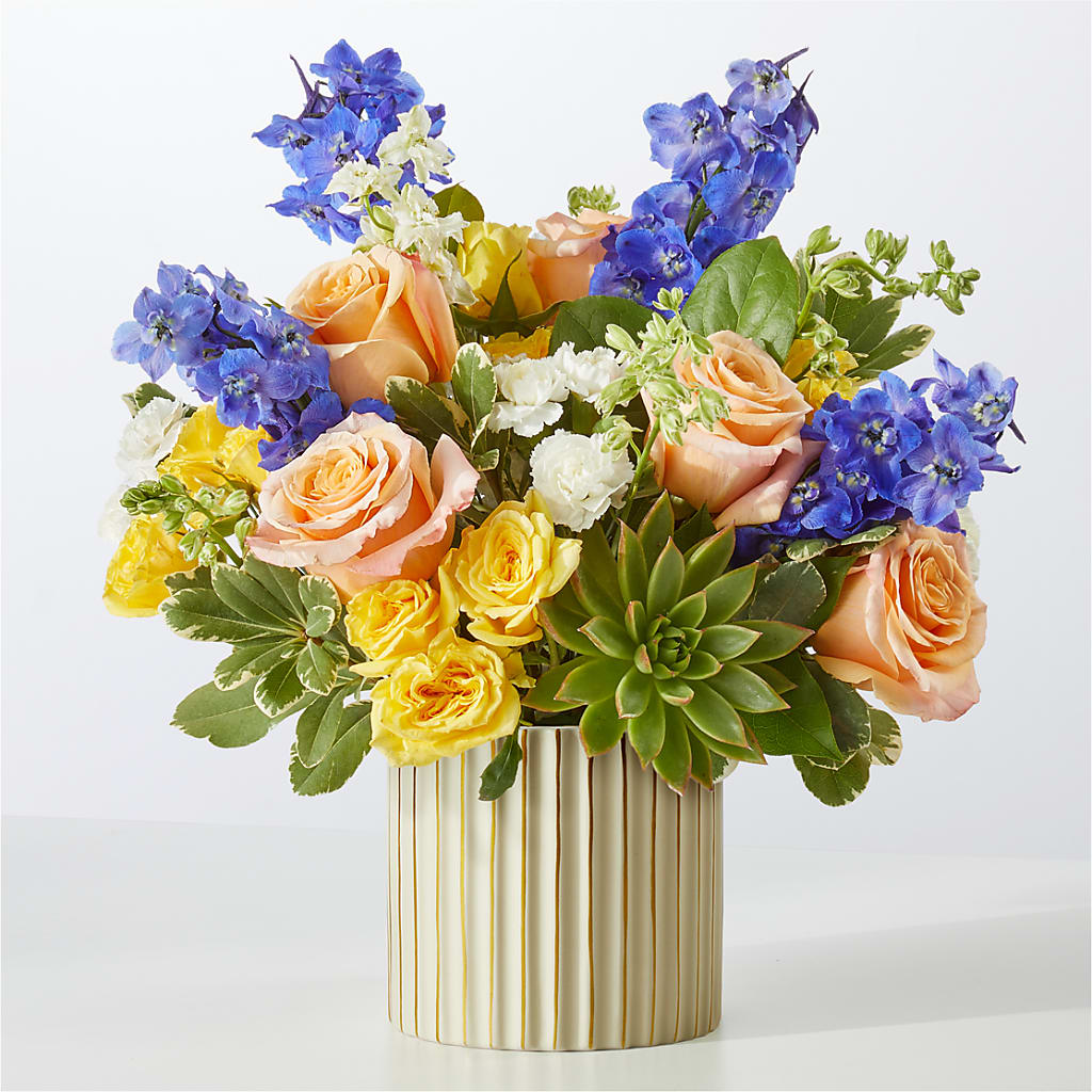Cobalt Reverie Bouquet – MARAVILLA'S FLOWER SHOP, Sacramento CA