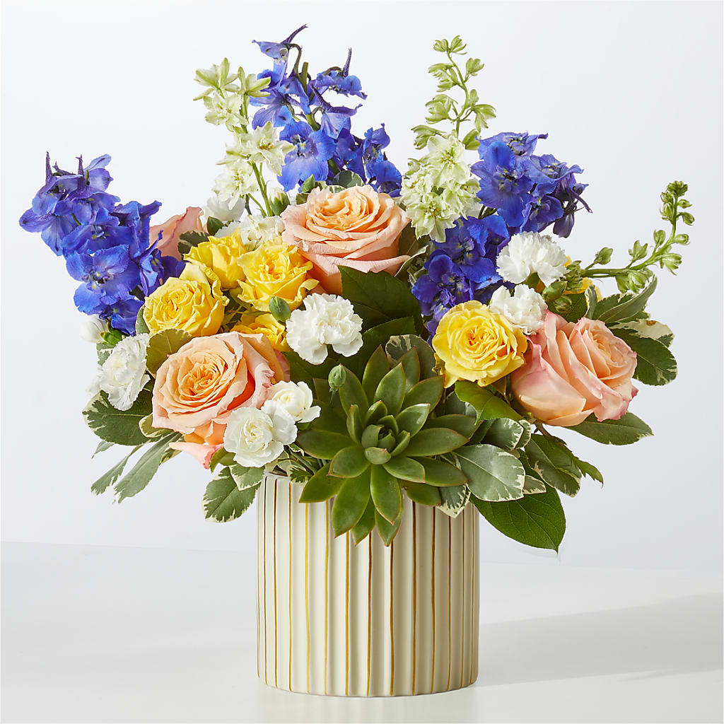 Cobalt Reverie Bouquet – MARAVILLA'S FLOWER SHOP, Sacramento CA