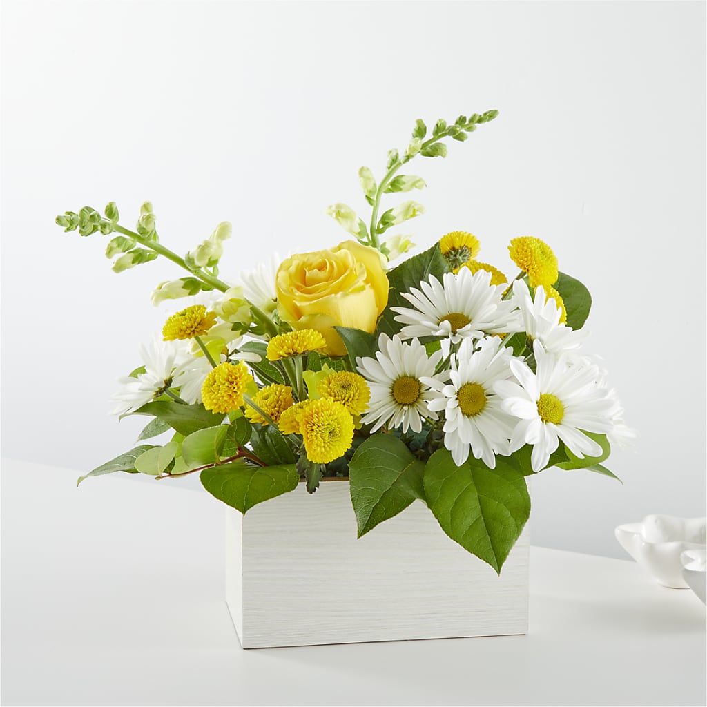 Sun Salutation Box Bouquet – MARAVILLA'S FLOWER SHOP, Sacramento CA