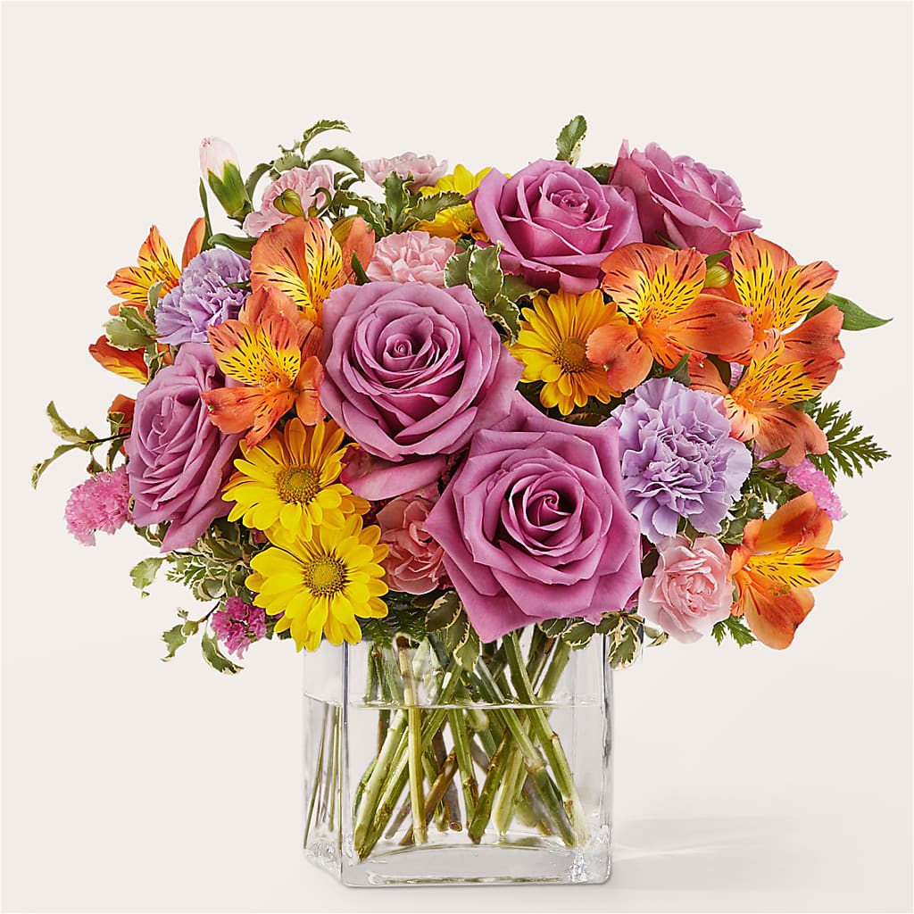 Shades of Happiness Bouquet – MARAVILLA'S FLOWER SHOP, Sacramento CA