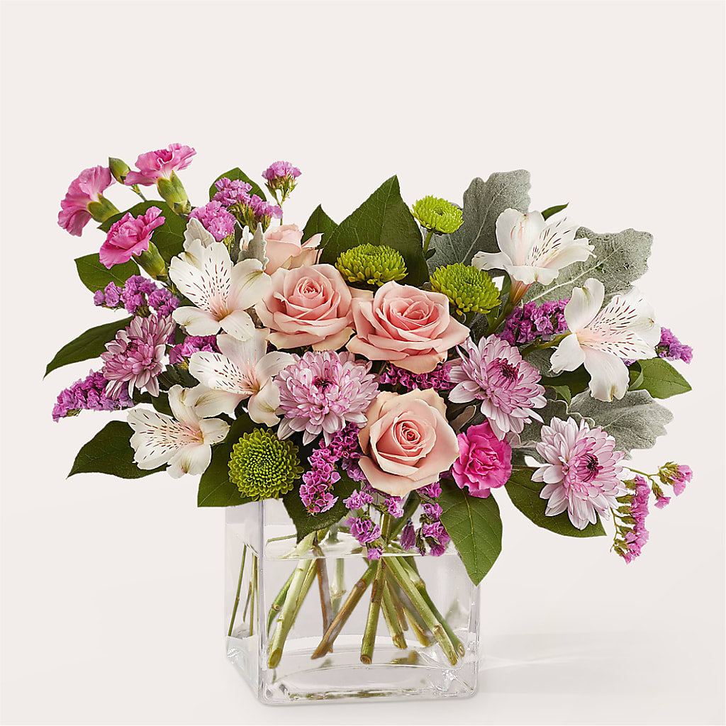 Pink Suede Bouquet – MARAVILLA'S FLOWER SHOP, Sacramento CA