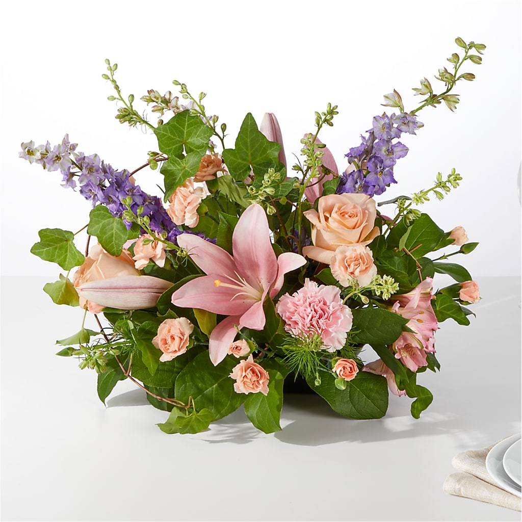 Blossom Time Centerpiece – MARAVILLA'S FLOWER SHOP, Sacramento CA