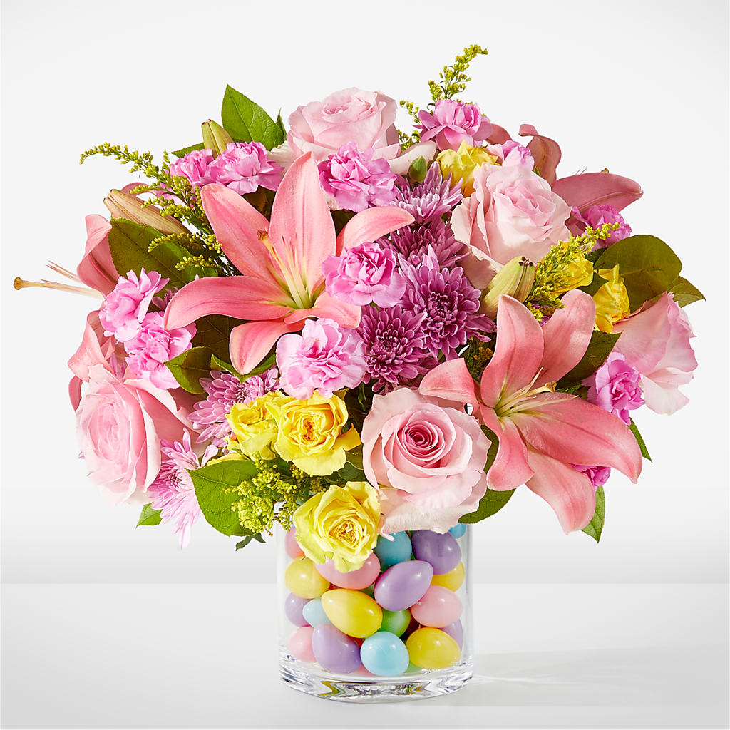 Easter Egg Hunt Bouquet – MARAVILLA'S FLOWER SHOP, Sacramento CA