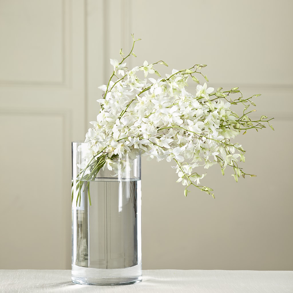 White Dendrobium Bouquet – MARAVILLA'S FLOWER SHOP, Sacramento CA