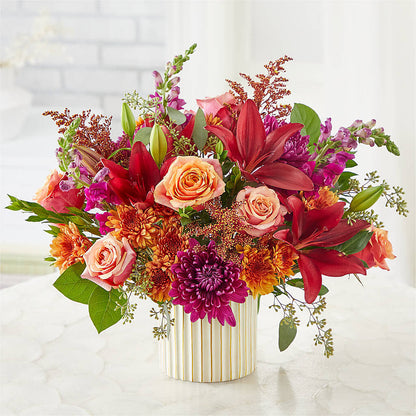 Burgundy Landscape Bouquet – MARAVILLA'S FLOWER SHOP, Sacramento CA