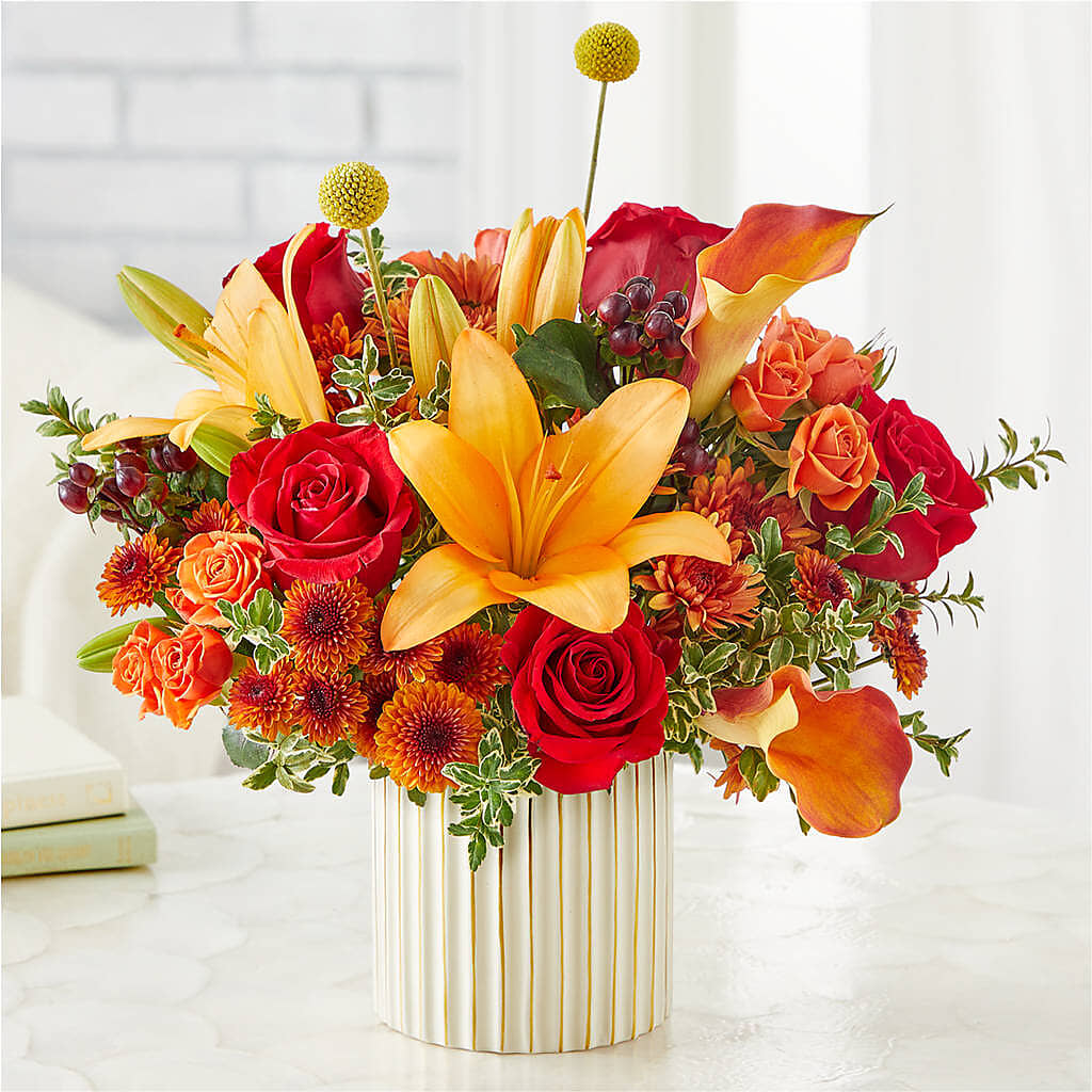 Scarlet Skies Bouquet – MARAVILLA'S FLOWER SHOP, Sacramento CA