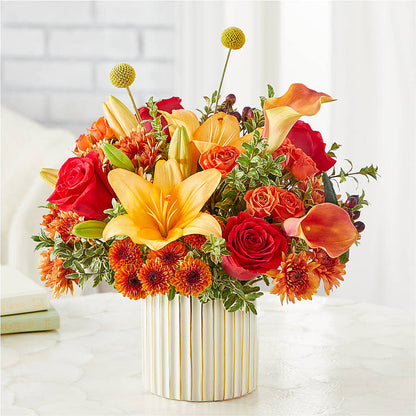 Scarlet Skies Bouquet – MARAVILLA'S FLOWER SHOP, Sacramento CA