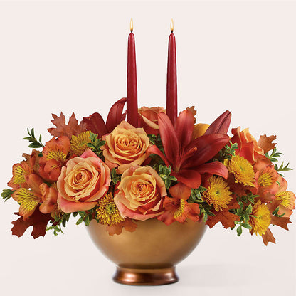 Harvest Table Centerpiece – MARAVILLA'S FLOWER SHOP, Sacramento CA
