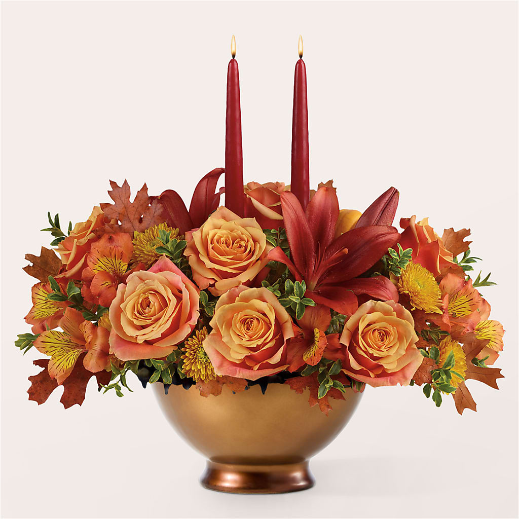 Harvest Table Centerpiece – MARAVILLA'S FLOWER SHOP, Sacramento CA