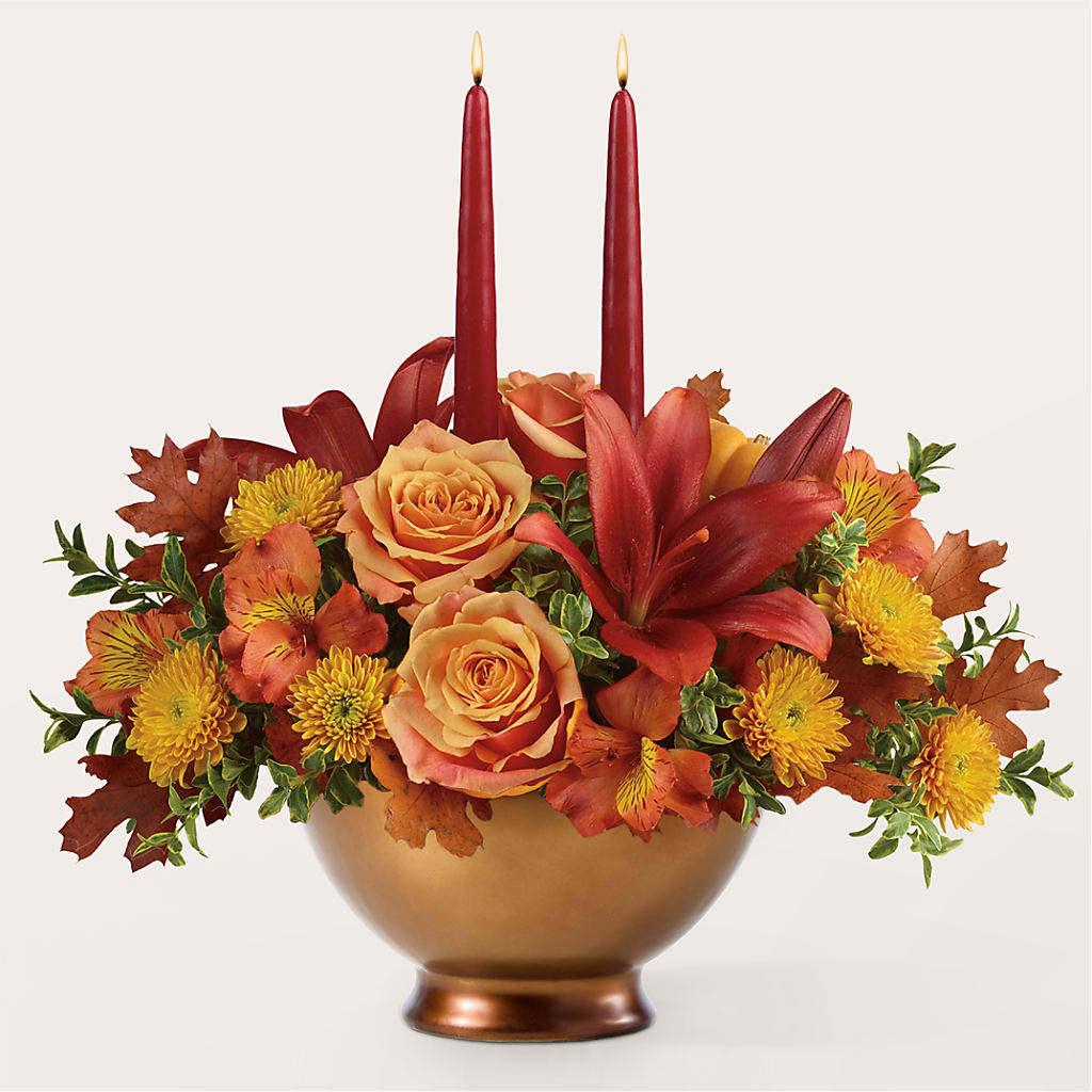 Harvest Table Centerpiece – MARAVILLA'S FLOWER SHOP, Sacramento CA