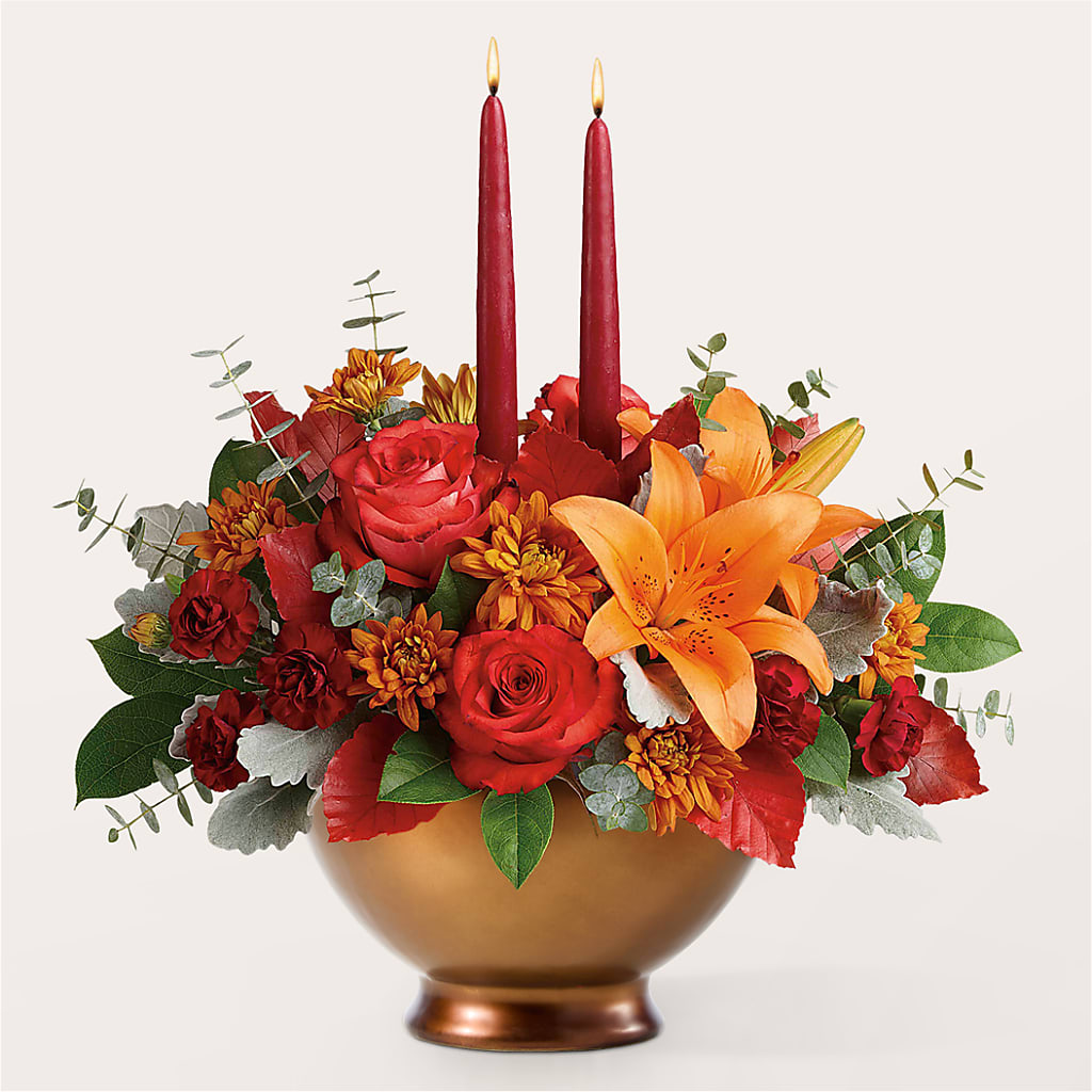 Fruits of Fall Centerpiece – MARAVILLA'S FLOWER SHOP, Sacramento CA