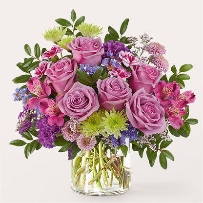 Glass Half Full Bouquet – MARAVILLA'S FLOWER SHOP, Sacramento CA