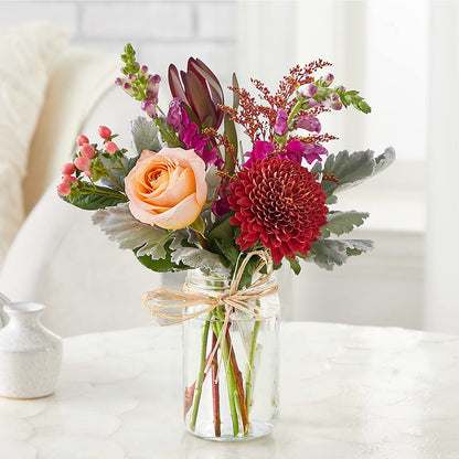 Moody Hues Bouquet – MARAVILLA'S FLOWER SHOP, Sacramento CA