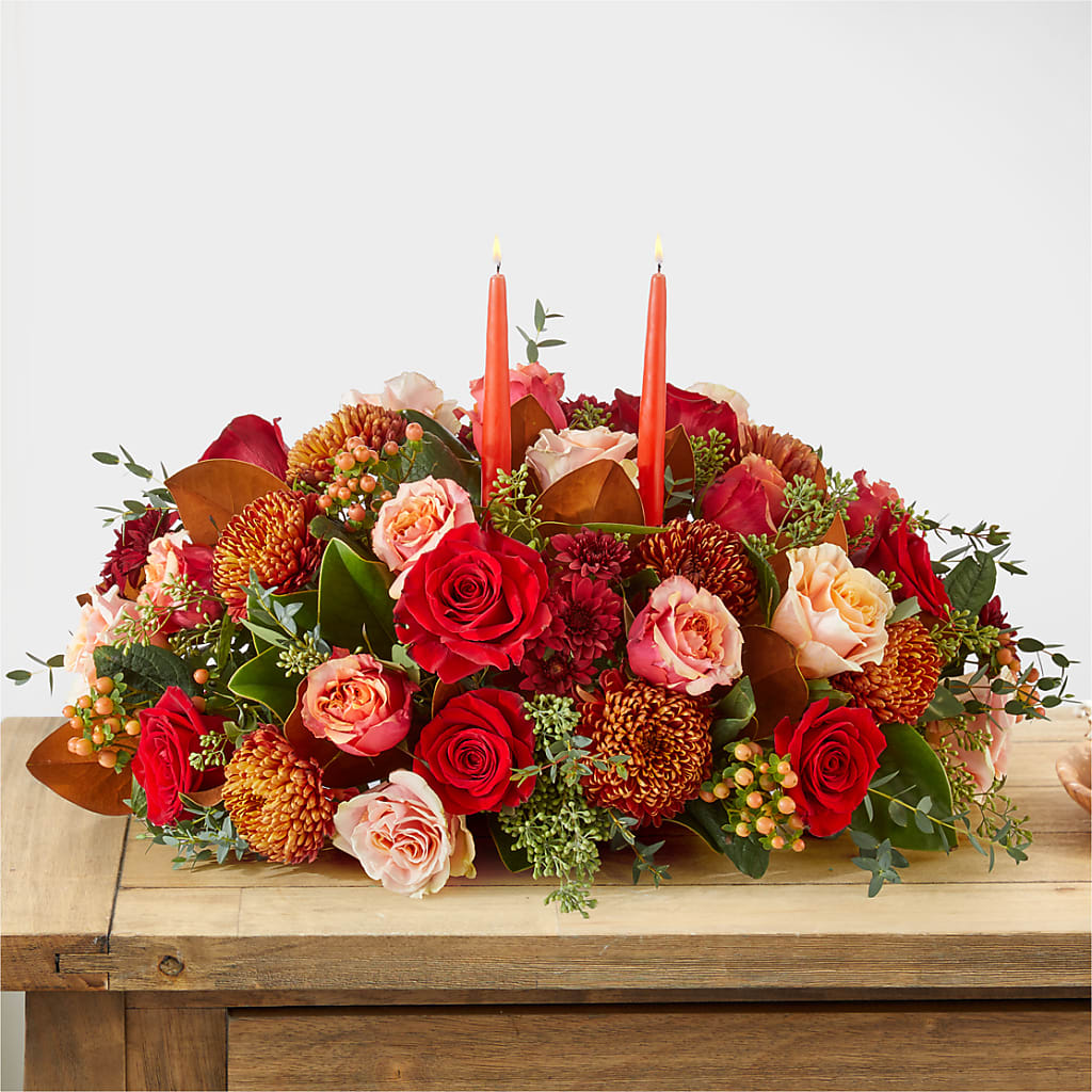 Gather Near Centerpiece – MARAVILLA'S FLOWER SHOP, Sacramento CA