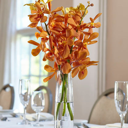 Orange Mokara Bud Vase – MARAVILLA'S FLOWER SHOP, Sacramento CA