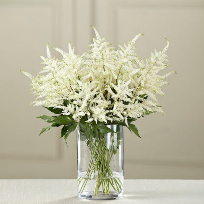 White Astilbe Bouquet – MARAVILLA'S FLOWER SHOP, Sacramento CA